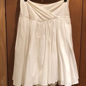 White DVF skirt